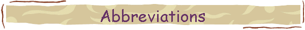 Abbreviations