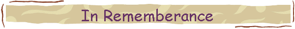 In Rememberance