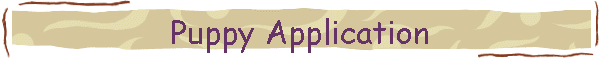 Puppy Application